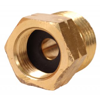 SET Leere orange befllbare Gasflasche 1 kg Propan Butan Flasche mit Kragen+ Adapter + Umfllschlauch Propan Butan