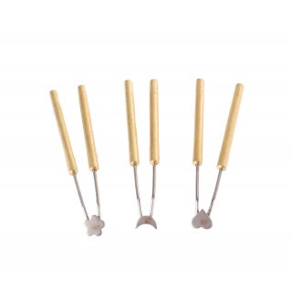 WELDINGER Brandmalspitzen-Set SP 3 - 3 Spitzen f�r Brandmalstation BS 750 Herz Mond Blume
