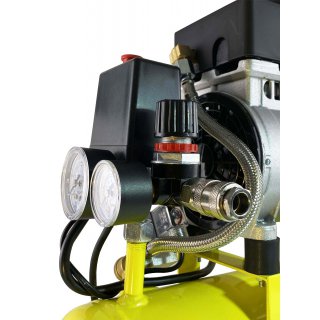 FK65 pro WELDINGER Fl�sterkompressor 90 l Luftabgabe innenbeschichteter Tank 9 bar max