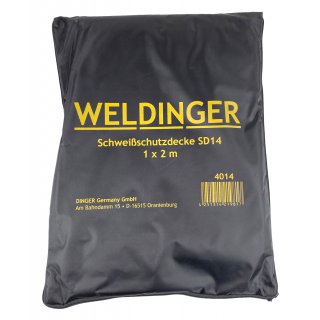 Keramik Schweischutzdecke SD14 1 x 2 m  bis 1260C Schweiermatte / Schweierdecke mit Schutztasche WELDINGER