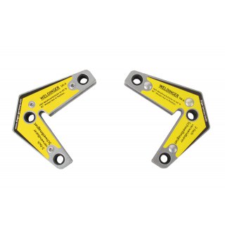 SM-6 Hochleistungs-Auenwinkel-Schweimagnet Doppelpack (59 x 50 x12 mm bis 17 kg) WELDINGER