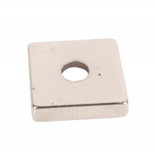 Neodym-Magnet 20 x 20 x 5 mm fr Werkzeugordnung zum Anschrauben