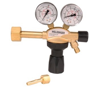 WELDINGER PRO Druckminderer Messing fr Sauerstoff/O2-Mehrwegflaschen