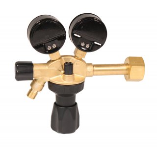 WELDINGER PRO Druckminderer Messing fr Sauerstoff/O2-Mehrwegflaschen