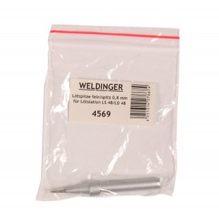 Ersatzltspitze fr Ltstation LS48 LD48, spitz zulaufend fein 0,8 mm