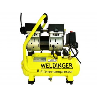 Aktionsset WELDINGER Flsterkompressor FK 65 pro + Druckluftset 6-teilig