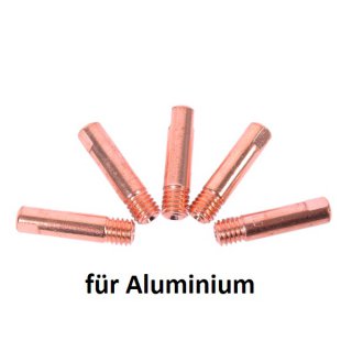 Stromdüsen 0,8mm für ALU M6  25mm 5 Stück speziell für Aluminium