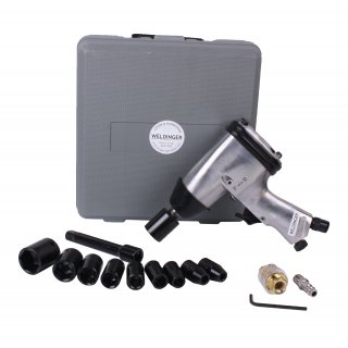 Aktionsset WELDINGER Flsterkompressor FK 240 pro mit Druckluftset XL und Schlagschrauber