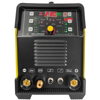 WELDINGER WE 234P AC/DC digital WIG-Schweiinverter fr Aluminium 230 A