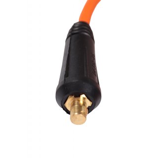 Flex-Silikon Massekabel 4 m 16 mm Kupfer T25 9 mm  mit Erdklemme 200A WELDINGER (SPEM3)