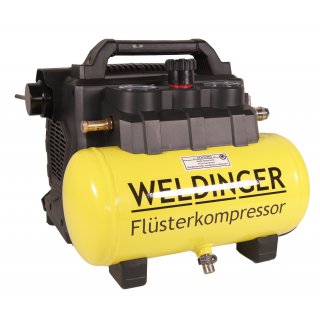 FK 135 pocket WELDINGER Flsterkompressor 135 l Luftabgabe 8bar 6l Kessel 1100W