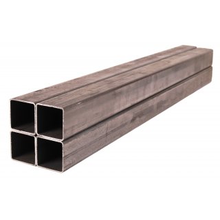 Beinsatz 45x45 mm 680 mm lang arretierbare Doppel-Lenkrollen 75mm zum Anschweien fr Schweitisch-Bausatz