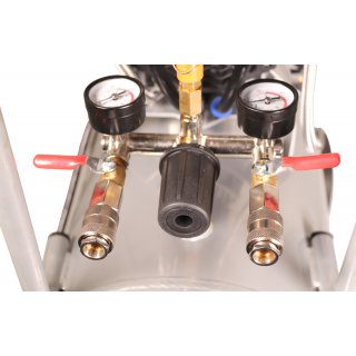FK190 Alu pro WELDINGER Flsterkompressor 1500 W 3-12 bar 36 l Aluminiumtank nur 19 kg Gewicht