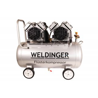 FK380 Alu pro WELDINGER Flsterkompressor 3000 W 3-12 bar 50l Aluminiumtank Gewicht 32 kg