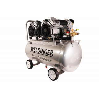 FK380 Alu pro WELDINGER Flsterkompressor 3000 W 3-12 bar 50l Aluminiumtank Gewicht 32 kg