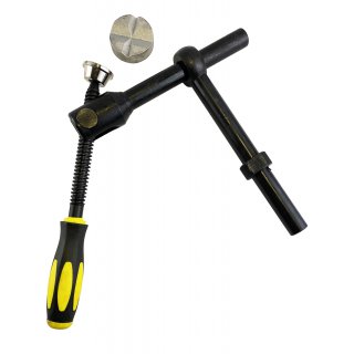 Schraubzwinge schwenkbar gerader Zweikomponentengriff 140x44,5-127 mm fr Schweitisch 16 mm Strong Hand