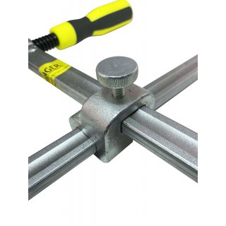 Schweitisch-Schraubzwinge pro vario 30-150x150 mm System 16 Zweikomponentengriff WELDINGER