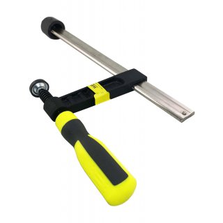Schweitisch-Schraubzwinge 120x300 mm System 16 Zweikomponentengriff WELDINGER