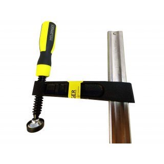 Schweitisch-Schraubzwinge 120x300 mm System 16 Zweikomponentengriff WELDINGER