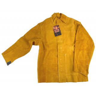 Leder-Schweierjacke gelb  Gre S-XXL