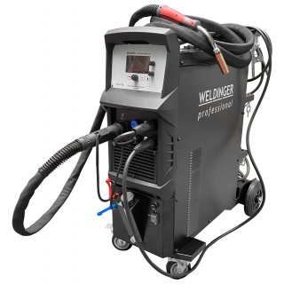 WELDINGER MEW 350 syn dig puls pro synergischer Kombischweiinverter Puls mit Wasserkhlung