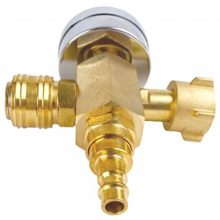 Kesselanschlusseinheit fr Propanflasche mit Schnellkupplung NW7.2