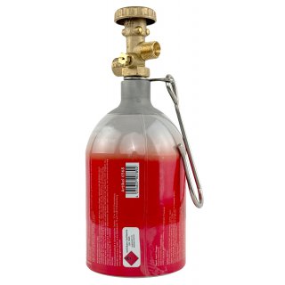 befllbare Aluminium Propanflasche Profill 0.5 0,425 kg Weldinger rot Handwerkerflasche