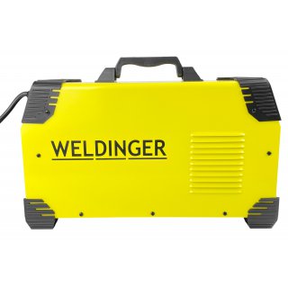 Set WELDINGER WIG-Schweißgerät WE 204P ACDC LCD mit WIG-Set 1