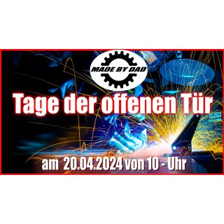 Eintrittskarte frs den Tag der offenen Werkstatt bei Balazs in Ludwigshafen am  20.04.2024