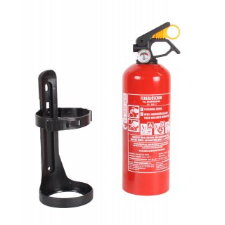 EXDINGER Autofeuerlscher GP-1x ABC 1 kg mit Halterung + Manometer