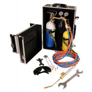 Lötfreund Professional - Hartlöt- und Kleinschweißgerät mit 2L Sauerstoffflasche 3 m Schlauch im Koffer